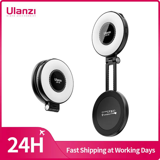Ulanzi LM19 Bi-Colour MagSafe LED Light & Phone Stand for iPhone