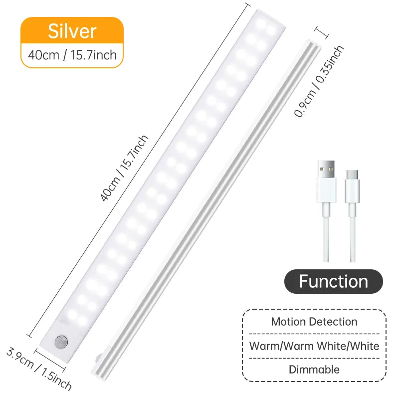Wireless LED Motion Sensor Night Light for Cabinet & Kitchen