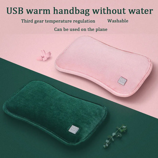 USB Rechargeable Graphene Hot Water Bag & Hand Warmer – Adjustable Temperature