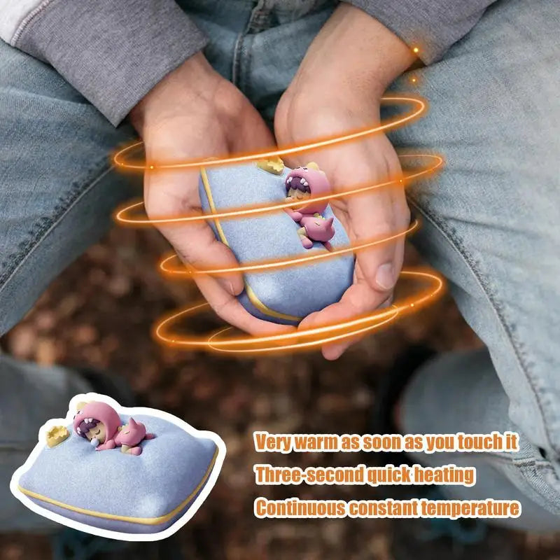 Cute Pet Pillow Hand Warmer – USB Rechargeable, Portable Winter Gift