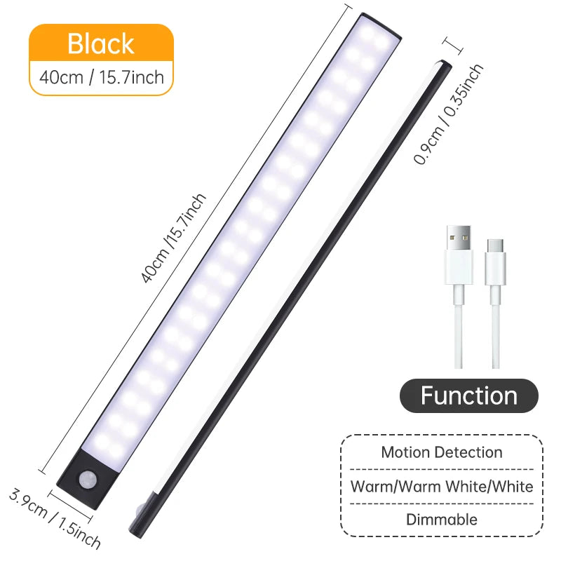 Wireless LED Motion Sensor Night Light for Cabinet & Kitchen