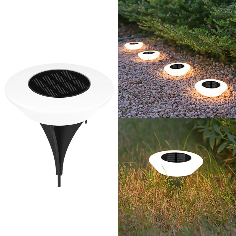 Solar Garden Ground Lights – 14 LED Waterproof IP65