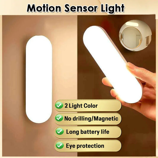 Wireless LED Motion Sensor Night Light for Wardrobe & Kitchen