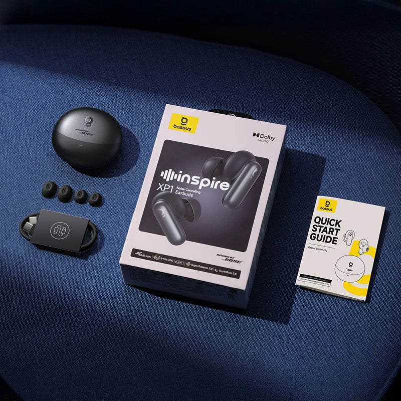 Baseus Inspire XP1 ANC Earbuds – -50dB, Dolby Spatial Audio