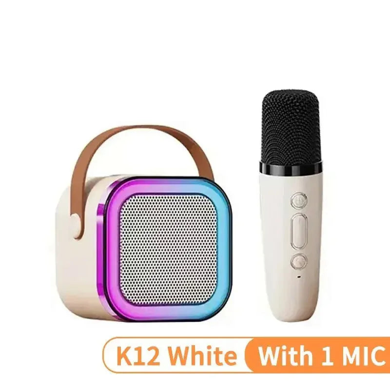 K12 Karaoke Machine with Wireless Microphones & RGB Lights