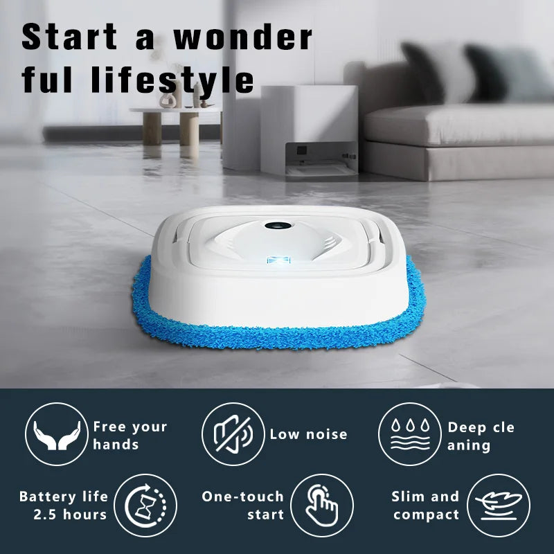 Robot Vacuum Cleaner & Mop All-in-One – Wet & Dry Dual Mode