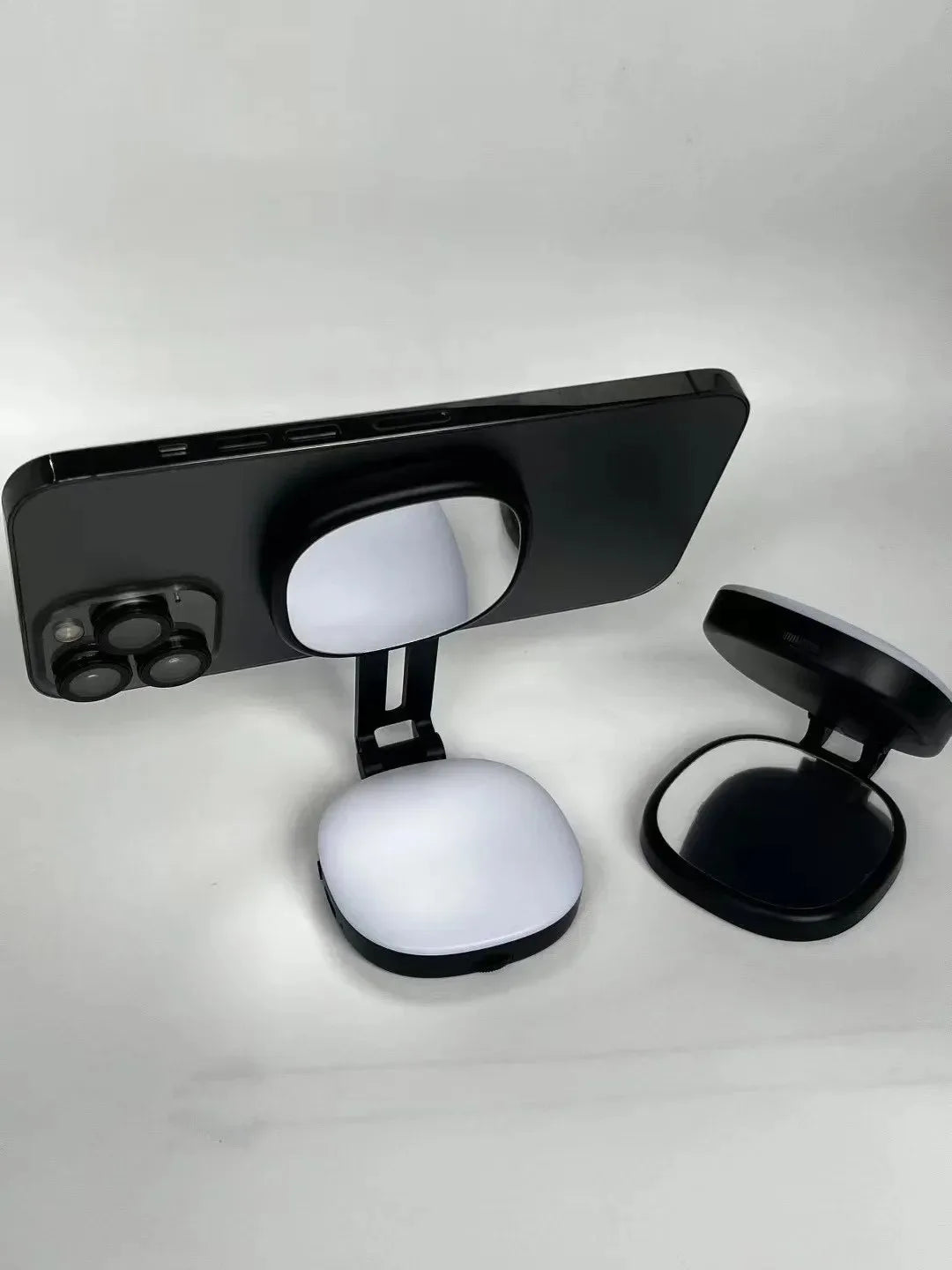 Magnetic Selfie Ring Light for MagSafe iPhone with Mirror