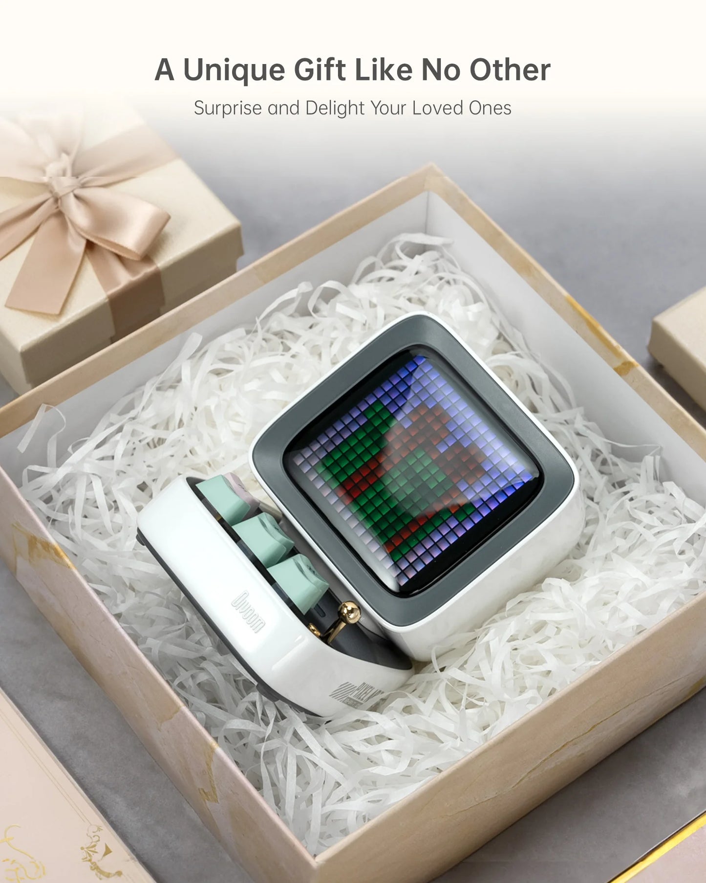 Divoom Ditoo-Pro Mini Pixel Art Bluetooth Speaker with LED Display