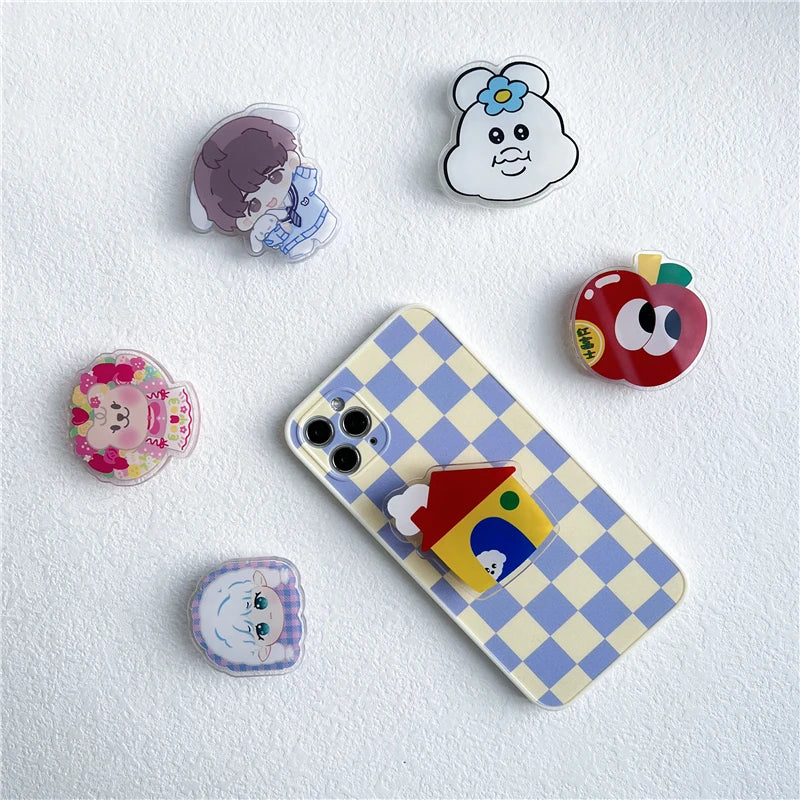 Custom Acrylic Phone Grip – Personalised Photo or Logo