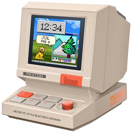 Divoom MiniToo Retro Pixel Art Portable Bluetooth Speaker