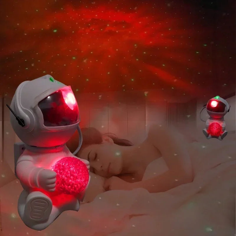 Astronaut Shaped Galaxy Projector – Kids Ambient Light & Birthday Gift