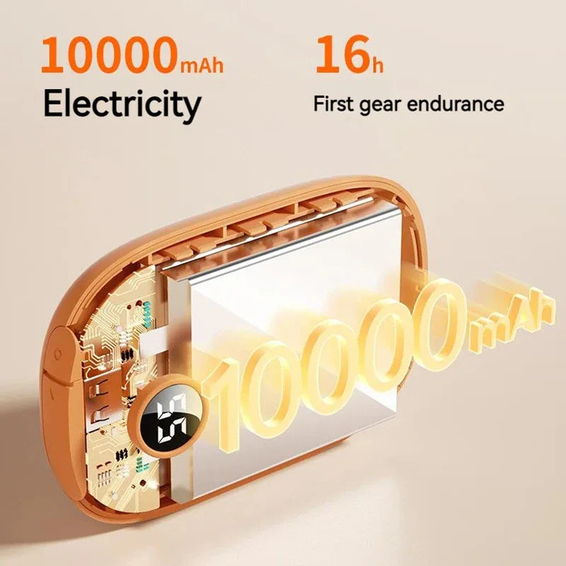 10000mAh 2-in-1 Hand Warmer & Power Bank – USB Rechargeable for Cold Weather
