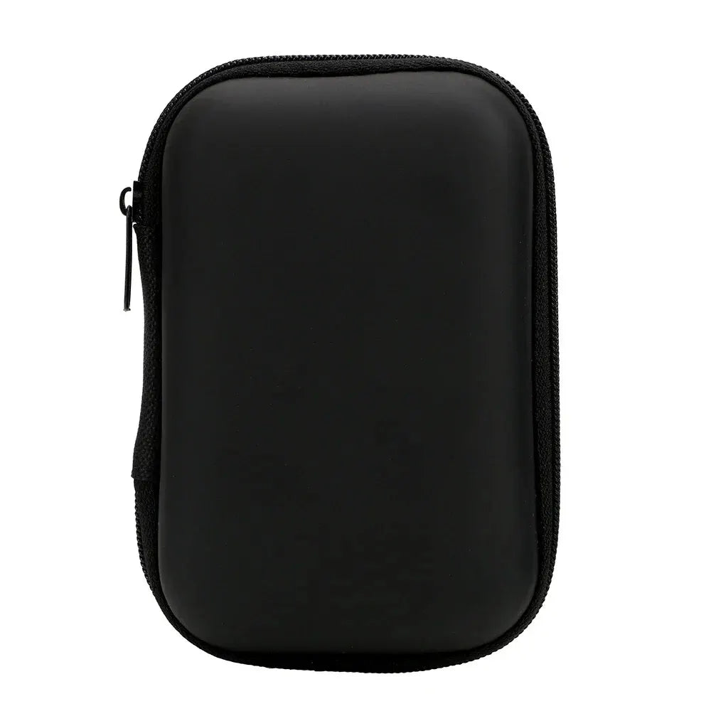 Portable Travel Cable Organiser Bag – Zipper Storage for Earphones & Chargers