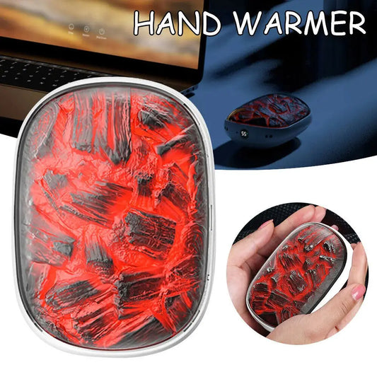 Rechargeable Hand Warmer 1500mAh – Electric Pocket Heater & Power Bank