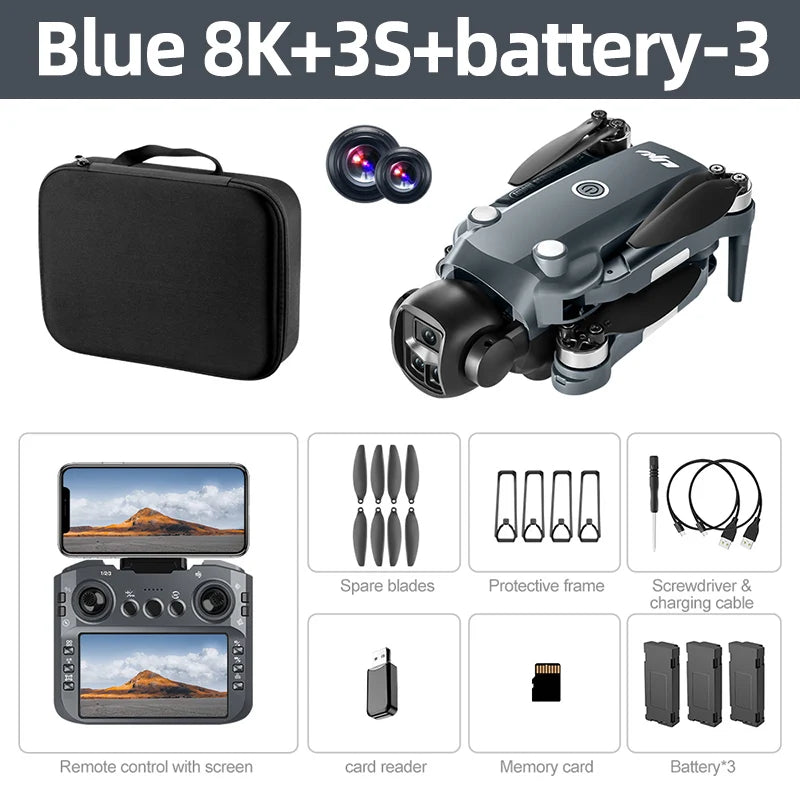 Xiaomi Mjia V988 Drone – 4K/8K HD Dual Camera, Brushless FPV