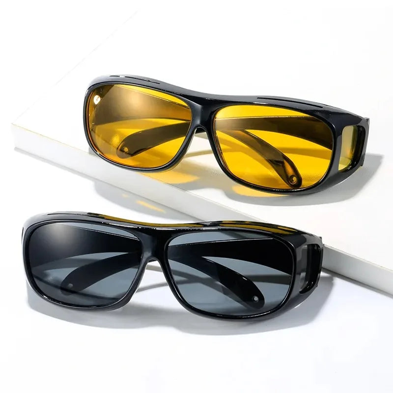Night Vision Driving Glasses with UV Protection – Unisex