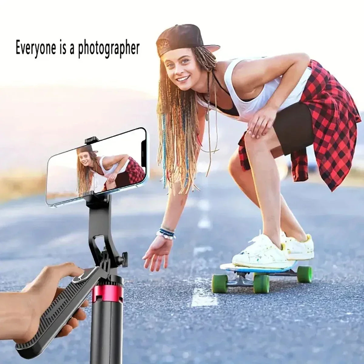 Portable Camera Tripod with Wireless Remote for Video & Live Streaming