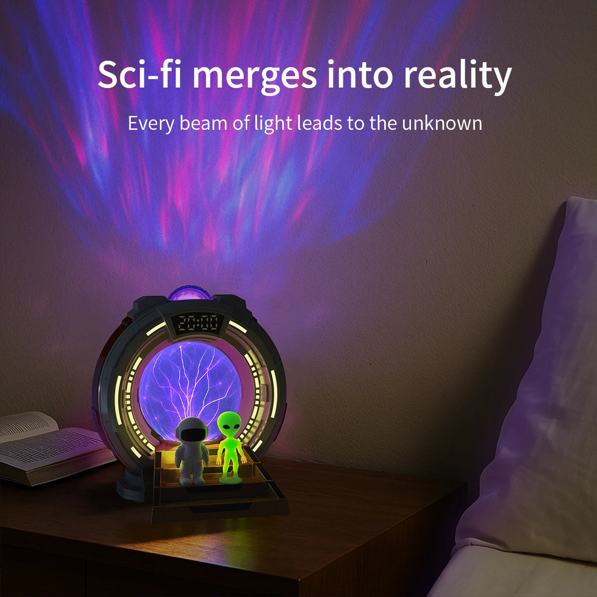 Stargate Lander Astronaut LED Projector – Night Light & Bluetooth Speaker