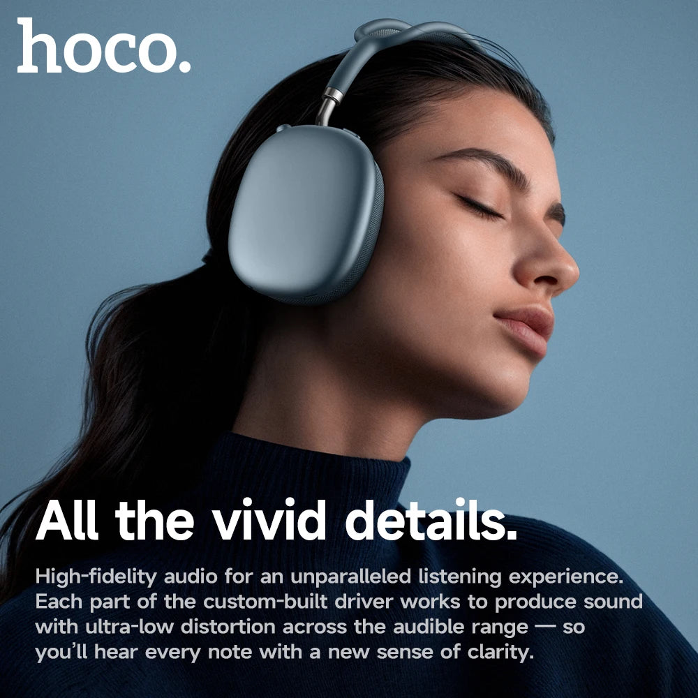 HOCO W65 Plus Over-Ear ANC Headphones