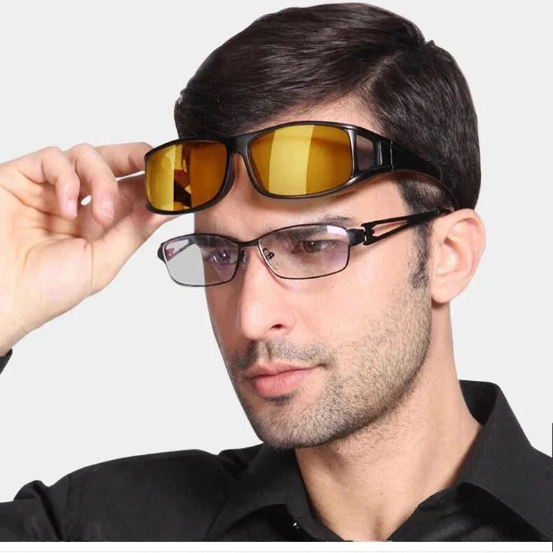 Night Vision Driving Glasses with UV Protection – Unisex