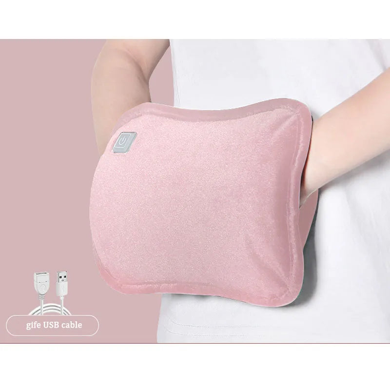 USB Rechargeable Graphene Hot Water Bag & Hand Warmer – Adjustable Temperature
