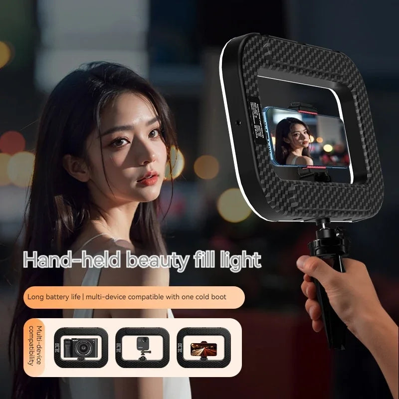 20W Handheld LED Fill Light with 8000mAh Battery